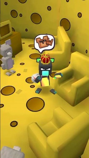 🐭🏠 Bear's Fun Dance Party in Mouse House! #superbearadventure #shorts