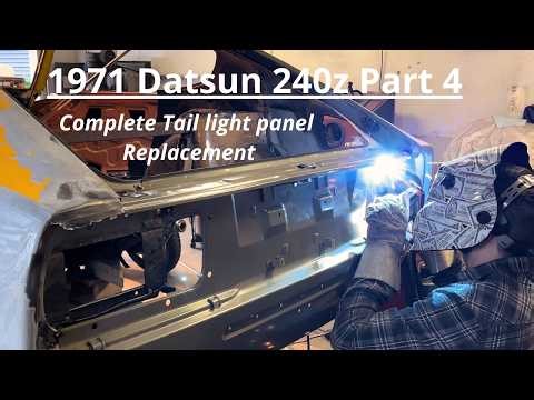 Datsun 240z Restoration - Tail Light Panel Replacement.