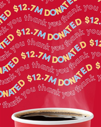 $12.7M DONATED! Thanks to your support on #TimsCampDay, we’re able to change youths' lives at Tim Hortons Foundation Camps. Learn more about the ways you can support all year round by visiting timscamps.com/ways-to-give/. 💪🏕✨ | Tim Hortons