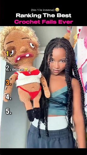 Ranking The BEST Crochet Fails Ever (new) #shortsviral