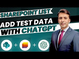 Generate Realistic Test Data for SharePoint Lists with Chat GPT