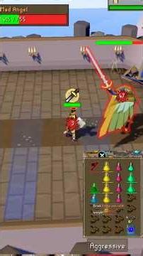 The NEW Mad Angel Boss Is Actually EASY OSRS ( PURE ) ⬇️Description⬇️ #osrs #runescape #bossfight