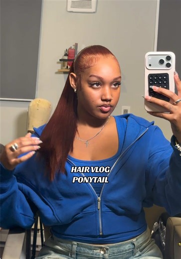 Ponytail anyone? 👱🏾‍♀️ @TheLeyBeauty #fyp #mtl #vlog #newhair #ponytail
