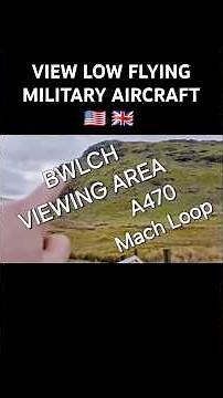 AMAZING Mach Loop Low Fly Area Viewing - BWLCH, ONE OF THE BEST