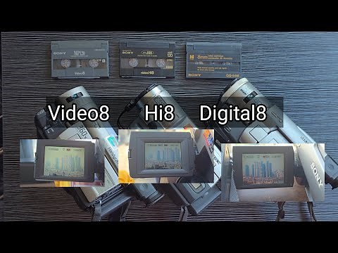 Quality comparison 📹 Video8 & Hi8 & Digital8