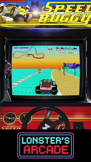 Speed Buggy cabinet run #arcadegaming #speedrun #retrogames