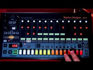 16 Free Behringer RD-8 Patterns and SYNTHTRIBE Loading Tutorial - rolls break - analog Drum machine