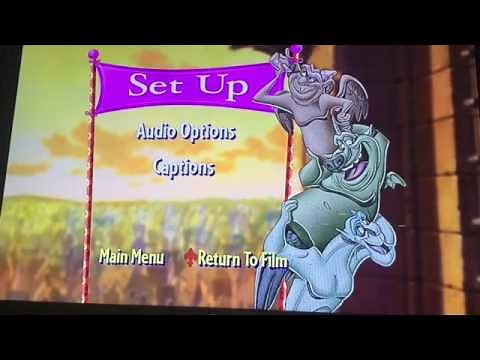 The Hunchback Of Notre Dame 2 DVD Menu Walkthrough