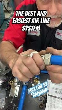 The best and easiest air line system to install. Maxline by Rapidair #diy #maxair