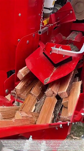 Splitting with Precision: How Machines Transform Logs into Perfect Firewood