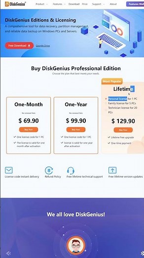 How to — Recover files from "RAW" disk — DiskGenius
