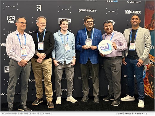HoloTwin Named TechRadar Pro CES Picks Award 2026 Winner for Enterprise and Smart Infrastructure Innovation