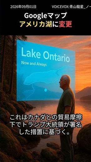 グーグルマップが「オンタリオ湖」を「アメリカ湖」に改称 米政府の決定受け対応分かれる