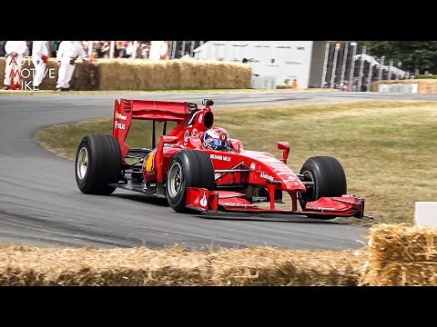 2009 Ferrari F60 Formula 1 Car - PURE V8 Sounds