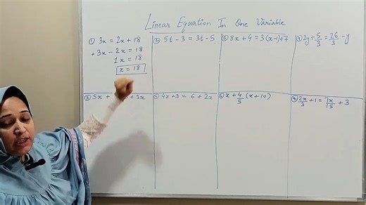 Linear Equations in One Variable (Part 2) - Chapter 2 - Class 8th Maths