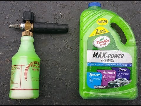 Turtle Wax Max Power Car Wash Review! (Foam Cannon)