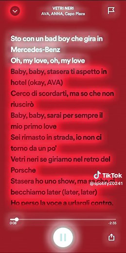 #2023 ##canzonitiktok #tiktoksongs #lyricssongs #playlistspotify #xte #lyricsonglove #noflopp #canzonivibes #canzonispotify #textsong #musica #songs #canzonidadedicare #canzonespotify