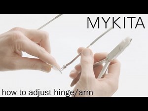 MYKITA Eyewear // How to Adjust Hinge/Arm