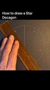 How to draw a Star Decagon #369Manifestation #natureofflowers #sacredgeometryartist #sacredgeometry #star #art #decagon #geometry #asmr #pattern | Natureofflowers