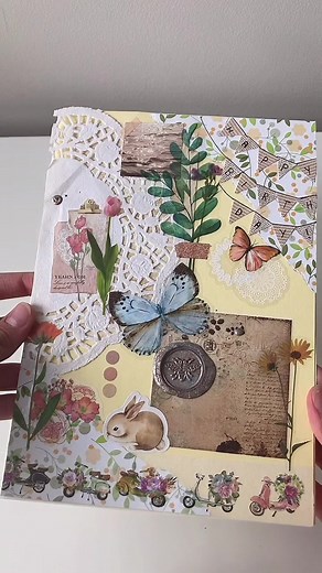 DIY Junk Journal Birthday Card for Mum