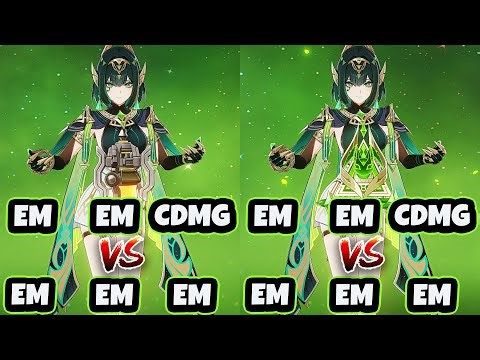 Nefer Elemental Mastery Circlet VS CRIT Damage Circlet | F2P & Signature Weapon Comparison