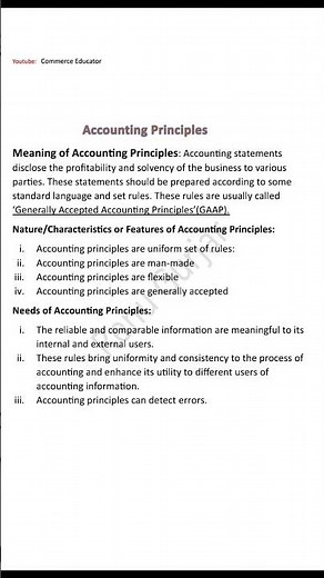 Accounting Principles