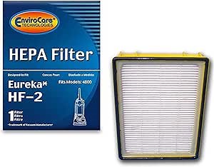 EnviroCare Replacement HEPA Vacuum Cleaner Filter Designed to fit Eureka HF-2 Upright Vacuum Cleaners