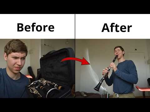 How to Assemble a Clarinet SAFELY & Play Your First Sound