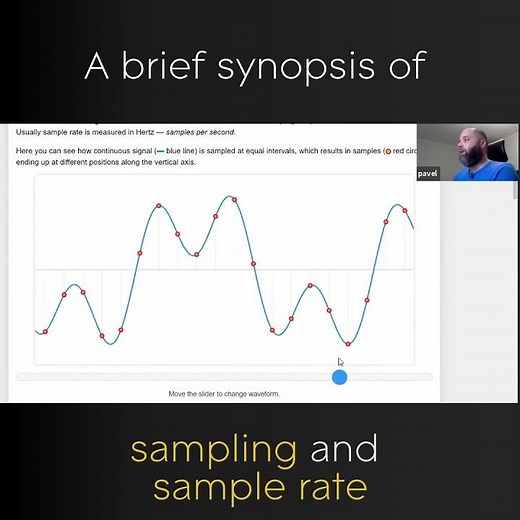 What is sampling and sample rate?