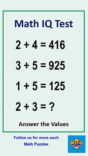 10K views · 13 reactions | Can you solve it? Answer in the Comment box. IQ Test | Riddles | Solve the puzzle | Maths Reasoning | Math Puzzles | Math Tricks #mathtricks #mathstricks #iqtest #riddles #puzzles #mathpuzzle #puzzletime #reasoning #fbreels | Xtra Math Tricks | Facebook