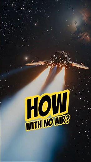 How Do Rocket Thrusters Work In Space With No Air? #space #shorts
