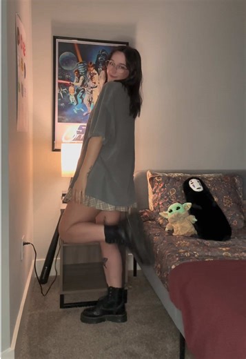 baggy t shirt kinda day #altootd #outfitoftheday #tattooedgirls #altgirlsoftiktok #altgirls