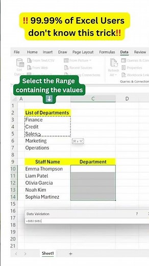 Excel Dropdown List Easiest Tutorial Ever! | Excel Formula Hacks
