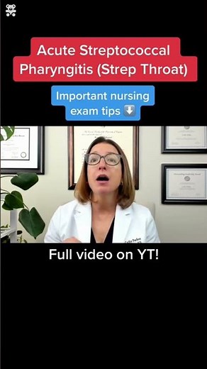 Strep Throat: Pediatrics | ‪@LevelUpRN‬