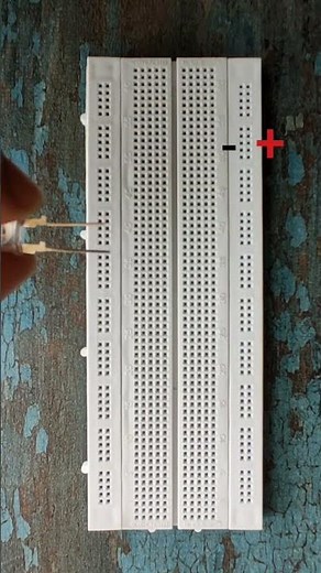 How to do parallel connection of LED on breadboard #shorts