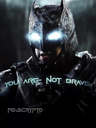 Batman 4K Edit: Men Are Brave | DC Cinematic Universe