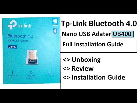 Tp-link Bluetooth 4.0 Mini USB Adapter UB400 for Windows unboxing and installation guide #Invincible