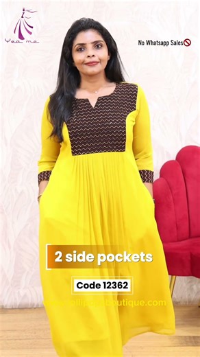 Yeame Handwork Patch Georgette Kurta Set Product Code(12362)