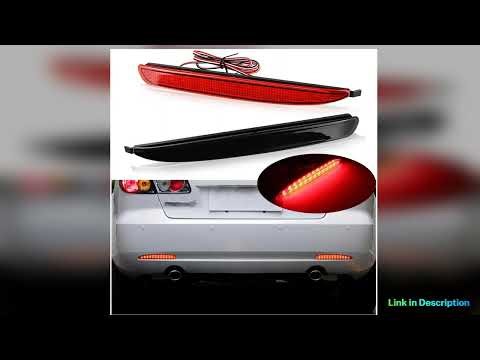 2PCS For Mazda 6 20032008 For Mazda6 Atenza Sport For Mazdaspeed LED Rear Bumper Light Car Reflecto