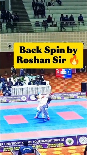 Roshan Sir's Legendary Back Spin Kick vs Mine! 💥 (Rate 1-10) #shorts