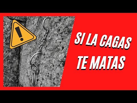 Descuelgue de una Reunión de Escalada Deportiva 🧗 QUE COMO Y PORQUÉ
