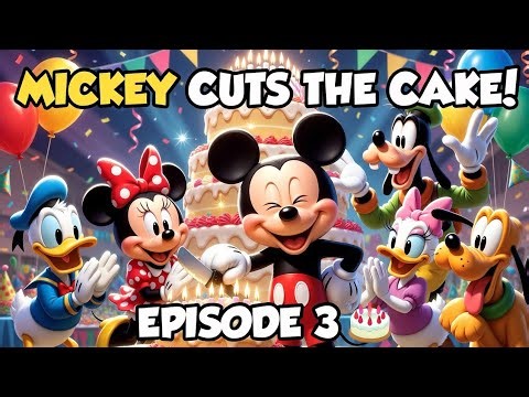 Mickey Mouse Birthday Cake Cutting – Episode 3 🎂 | Party Fun with Friends!