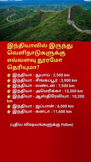 Distance from India to Different Countries Amazing Geography Facts