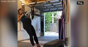 Alex Morgan y su rutina de ejercicio a pocos días de dar a luz