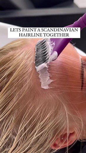 17K views · 50 reactions | SCANDI HAIRLINE TECHNIQUE ‍...