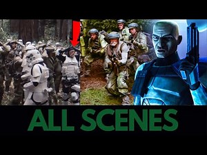Captain Rex all scenes in Return of the Jedi