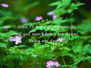 Defying-Gravity Glee with Lyrics