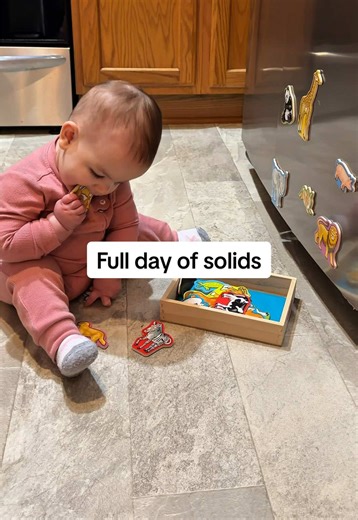 Full Day of Eating Solids for a 9-Month-Old