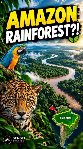Amazon Rainforest: The World’s Most Mysterious Forest 🌳🌎 | Amazing Facts