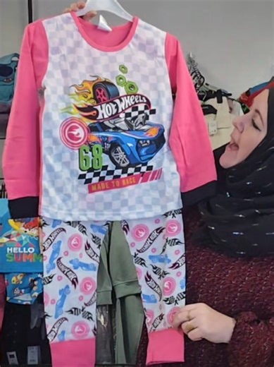 Girl's HotWheels Pyjamas available in 7 sizes ages 3-10y! currently just £6.99e in the flash sale!! #hotwheels #girlspyjamas #girlsnightwear #clothes4kidsretail #fyp
